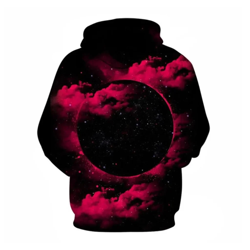 Sweatshirt met 3D-print van sterrenhemel