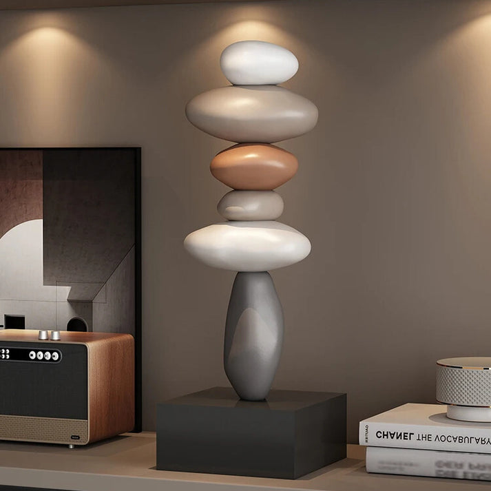 StoneBalance - Moderne Stabiele Stenen Sculptuur