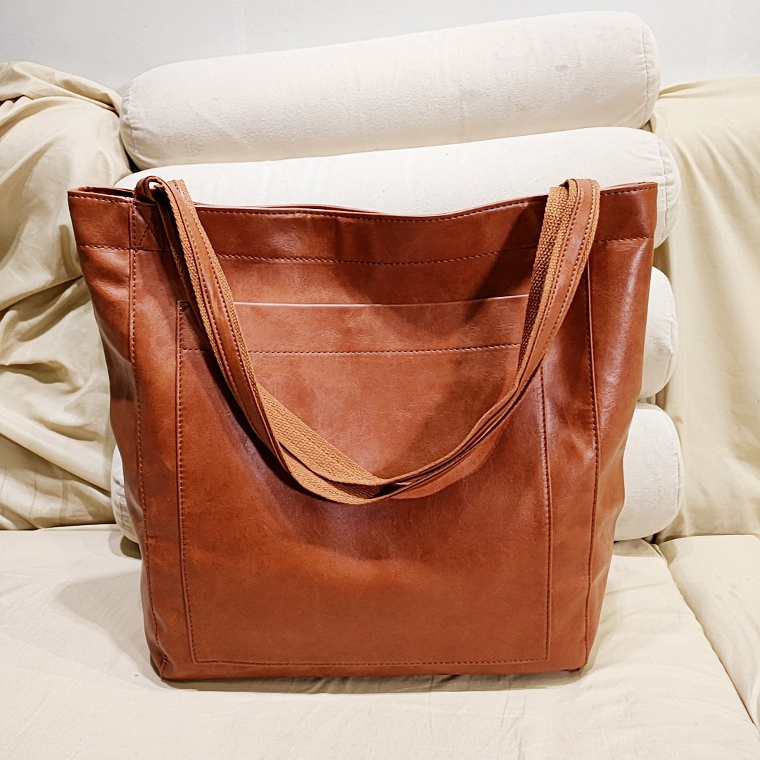 Elegante handtas van zacht leer voor dames