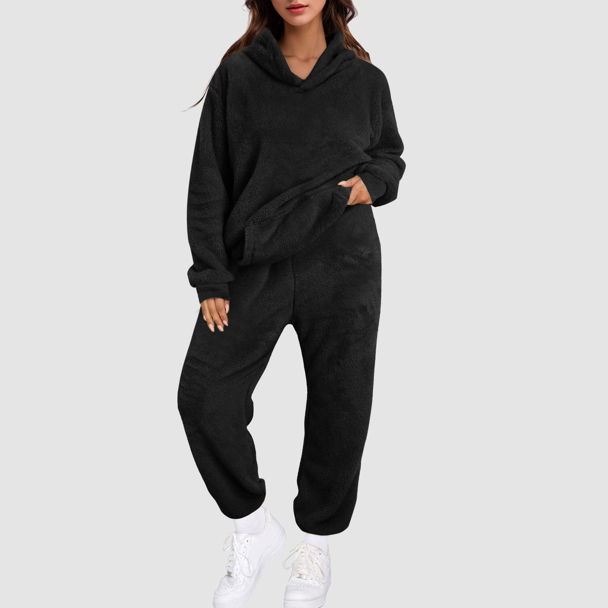 Tweedelig huispak voor de winter voor dames