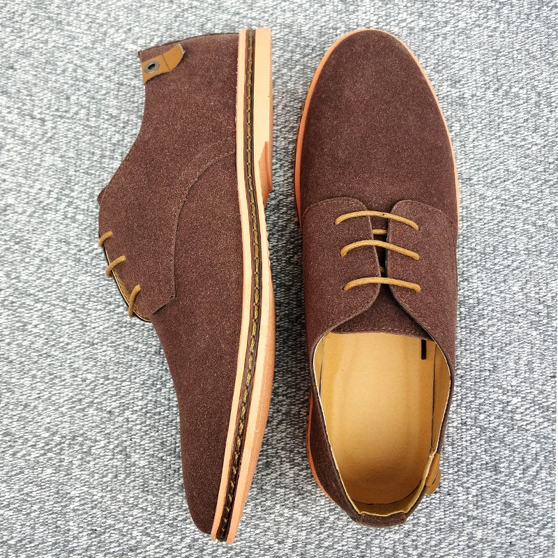 ClassicStep – suède leren Oxford herenschoenen