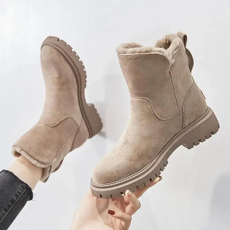 Warme dameslaarzen voor de winter