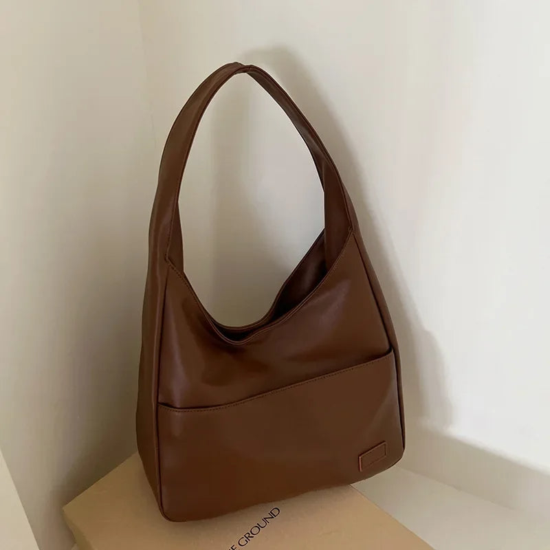 Vintage Hobo Schoudertas met Grote Capaciteit