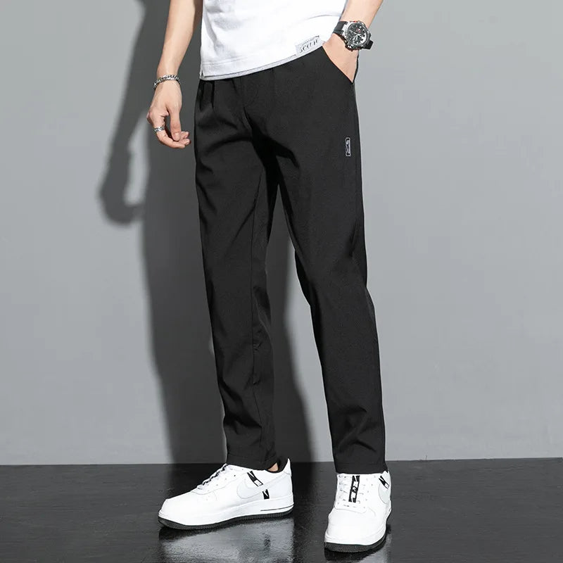 Samuel – Ice Silk Slim Fit Broek voor Heren
