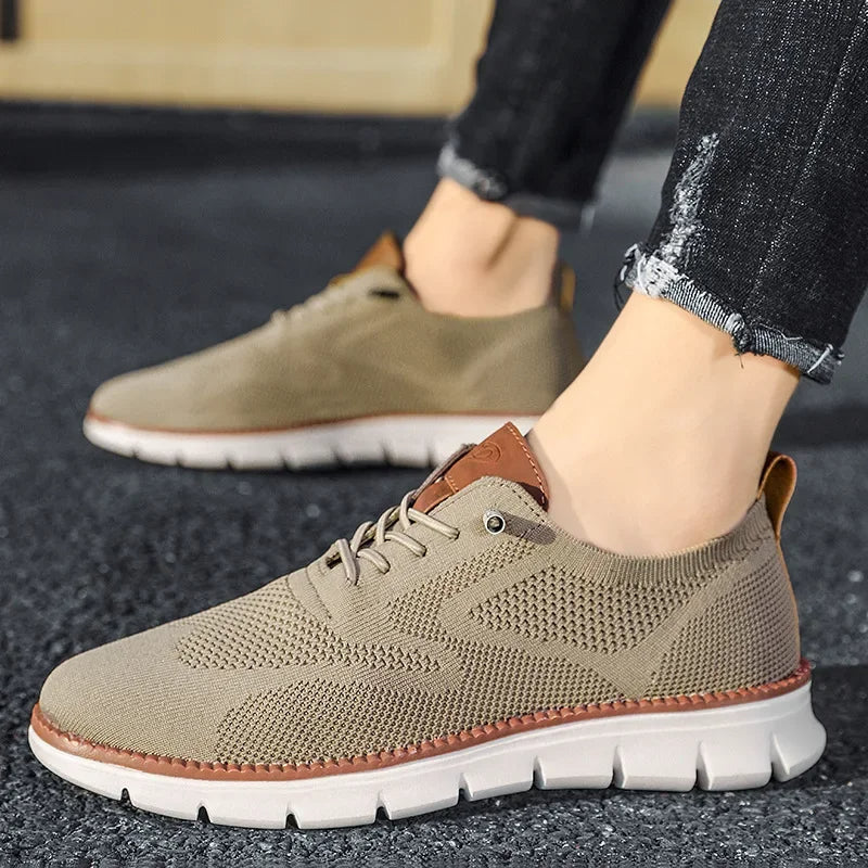 Ademende mesh sneakers voor heren