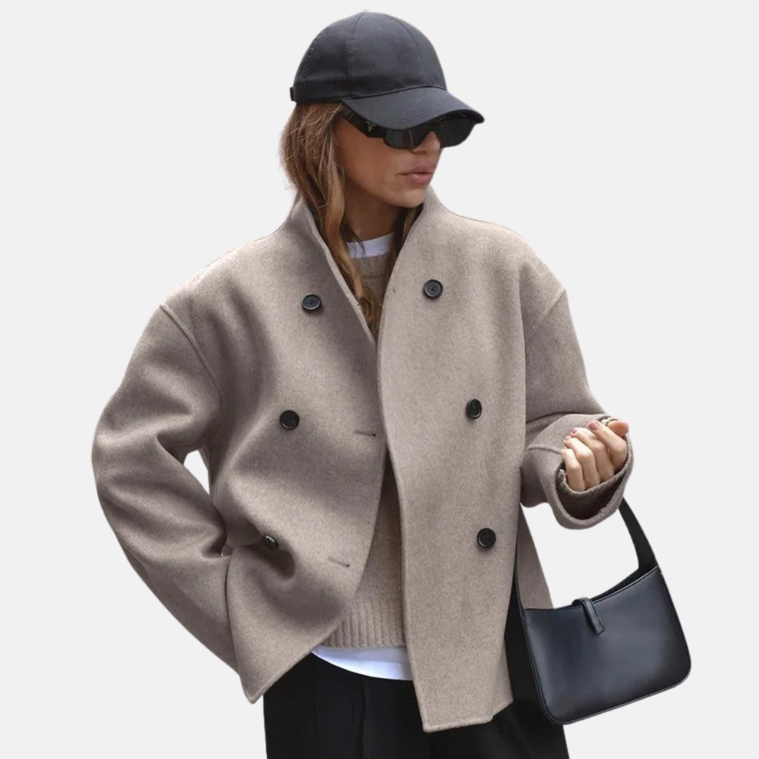 Katherine – Vintage Wol Jas voor Dames