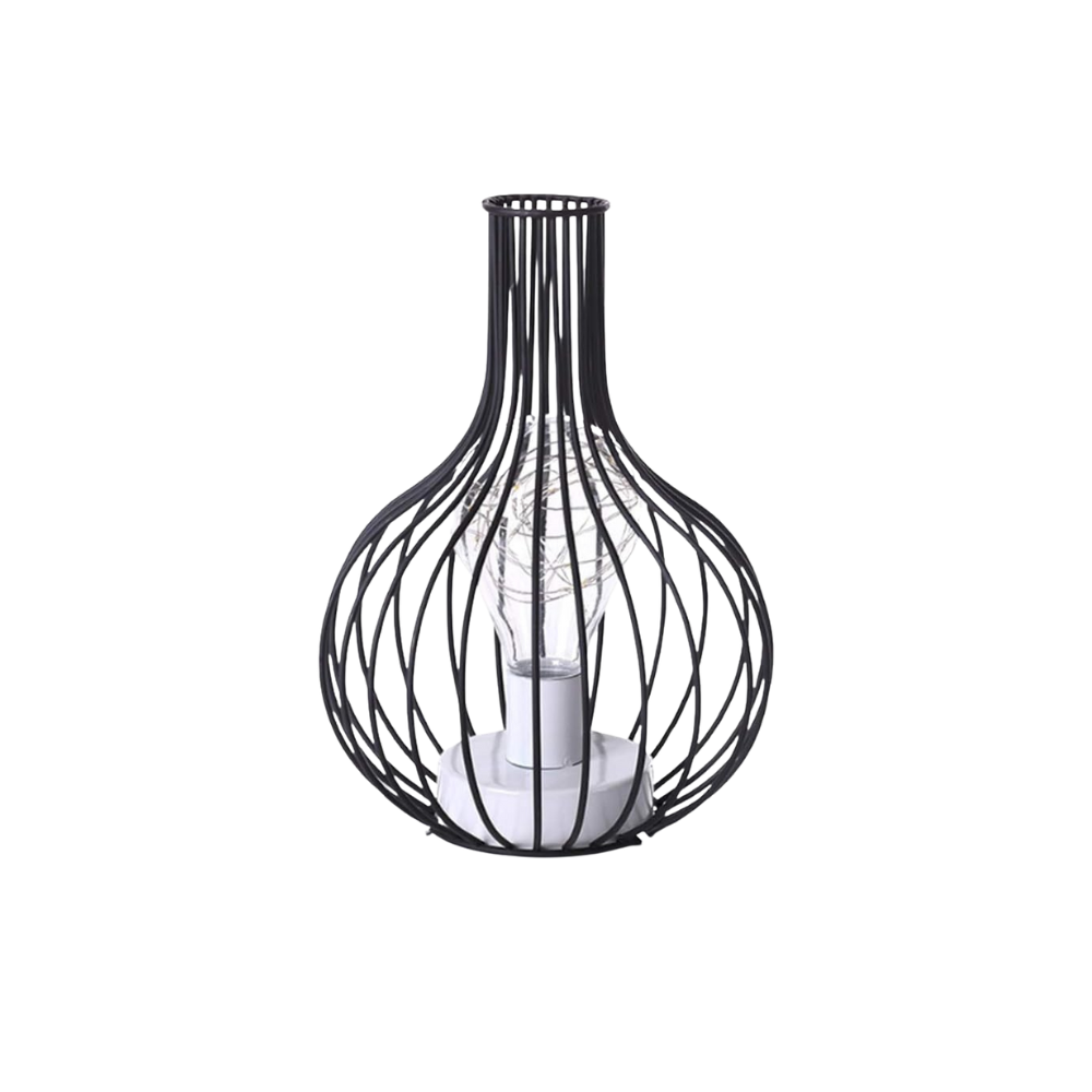 Compacte metalen tafellamp