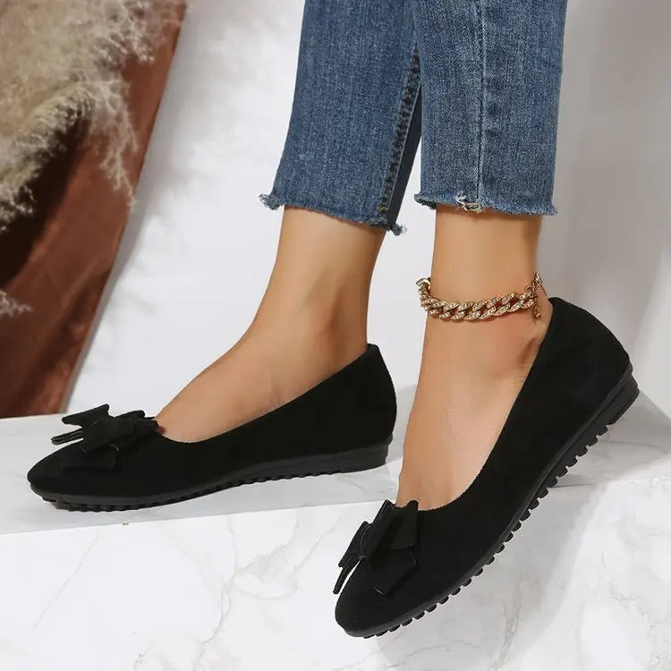 Dames Slip-On Platforms met Strikdetail