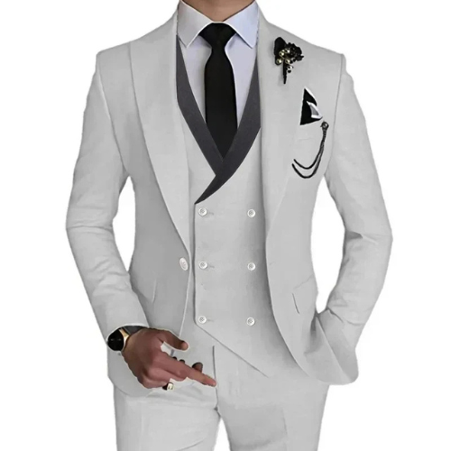 Stijlvol 3-delig Slim Fit Pak Heren