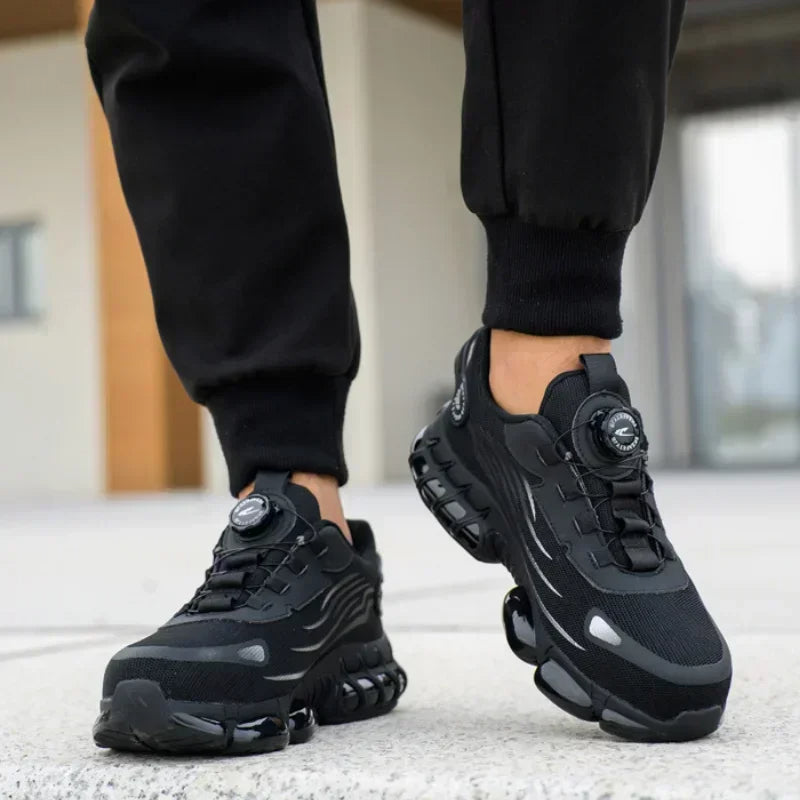 Veiligheidssneakers met Stalen Neus en Draaiknopsluiting