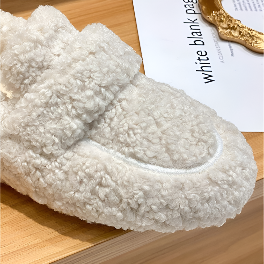 Pluche pantoffels voor dames