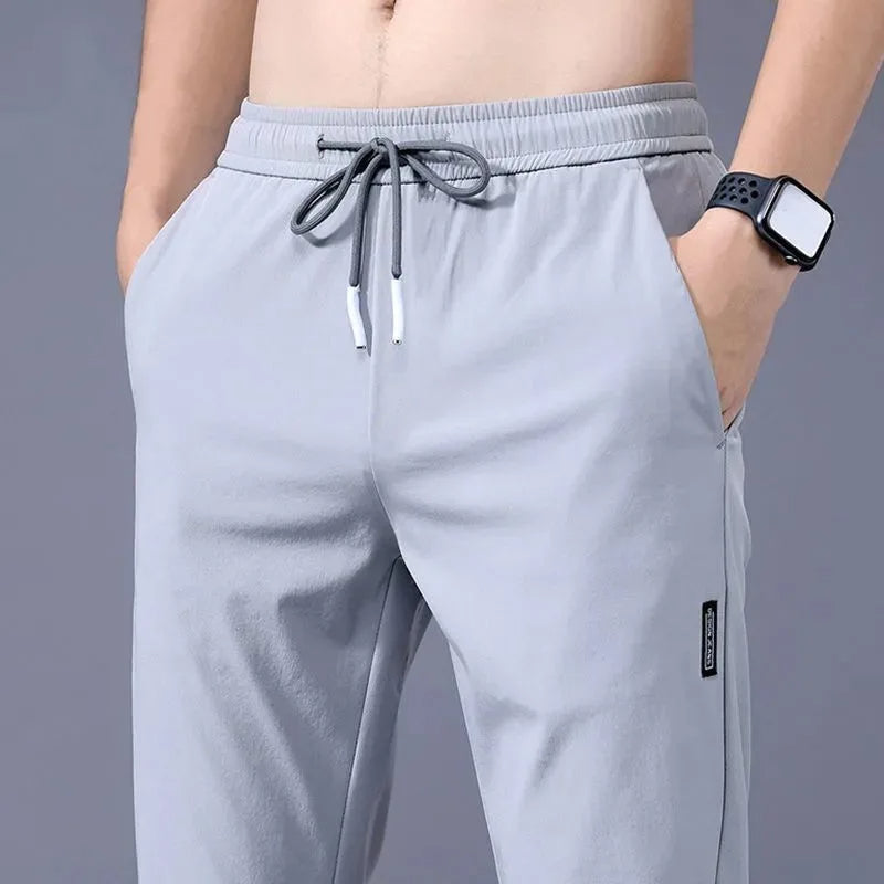 Samuel – Ice Silk Slim Fit Broek voor Heren
