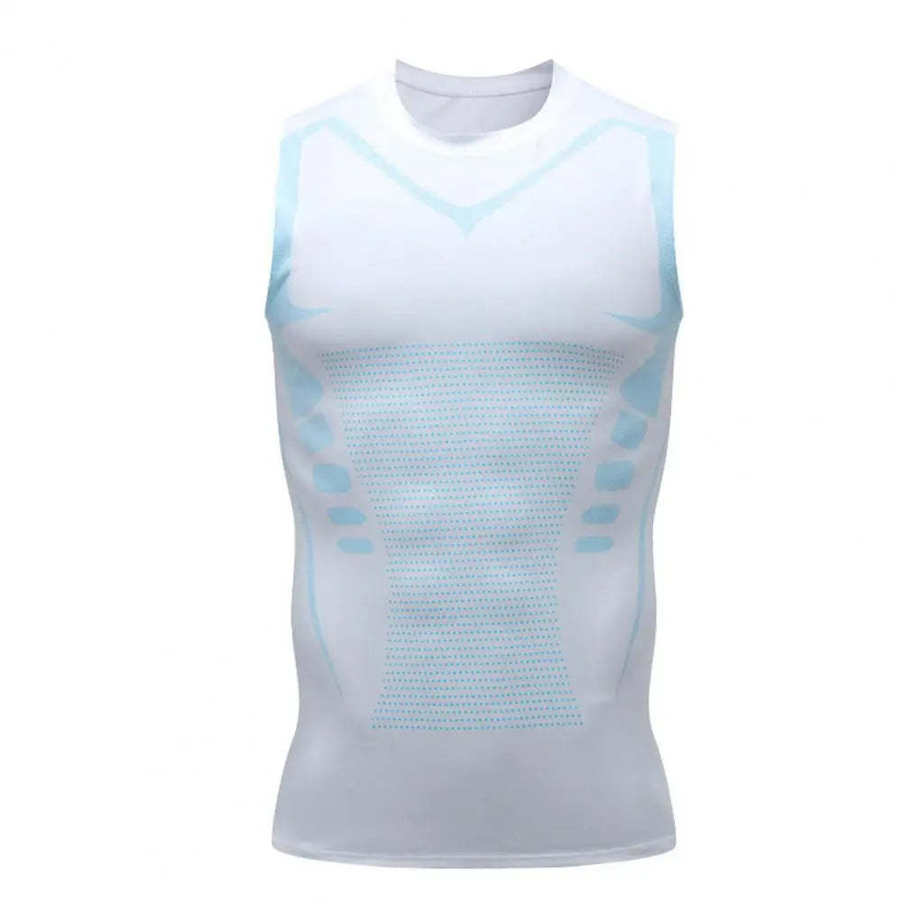 Compressie Sportshirt voor Heren met Slanke Pasvorm
