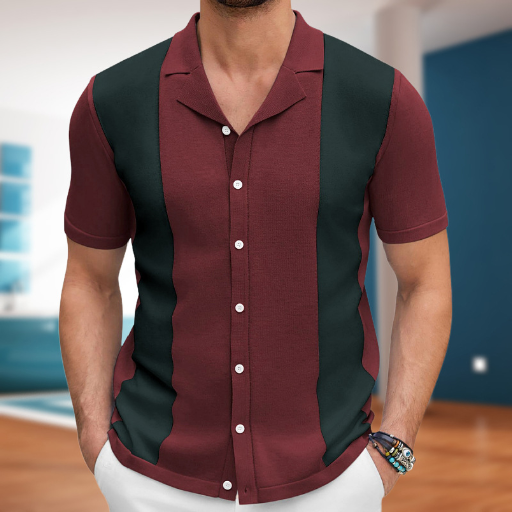 Elegant katoenen comfortabel overhemd voor heren