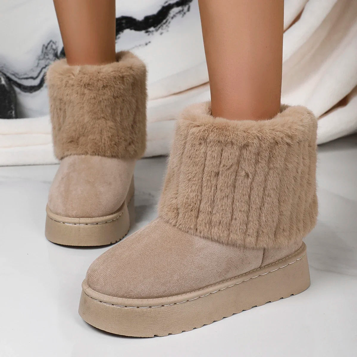 Ivora - Mid-calf snowboots voor dames – winterproof