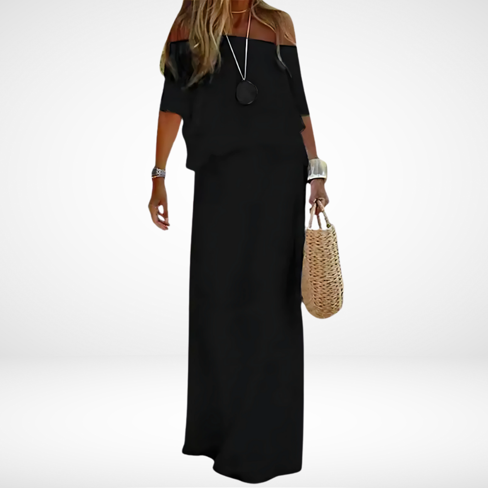 Elegante Witte Maxi Strandjurk