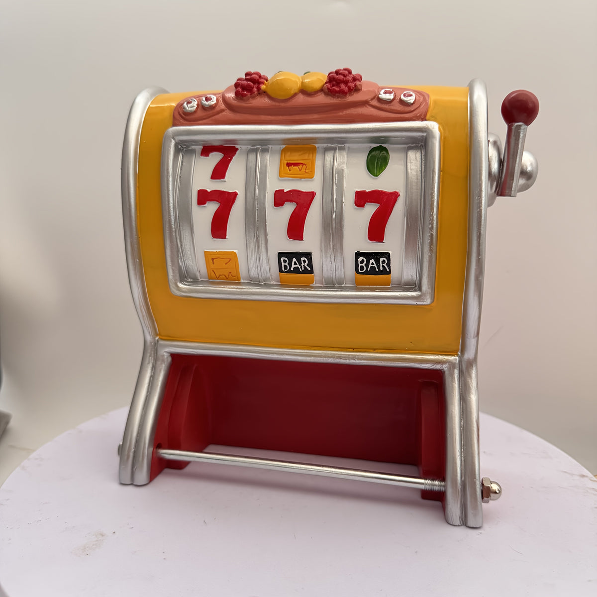 Jackpot Toiletpapierhouder – Gokautomaat Design & Wandmontage