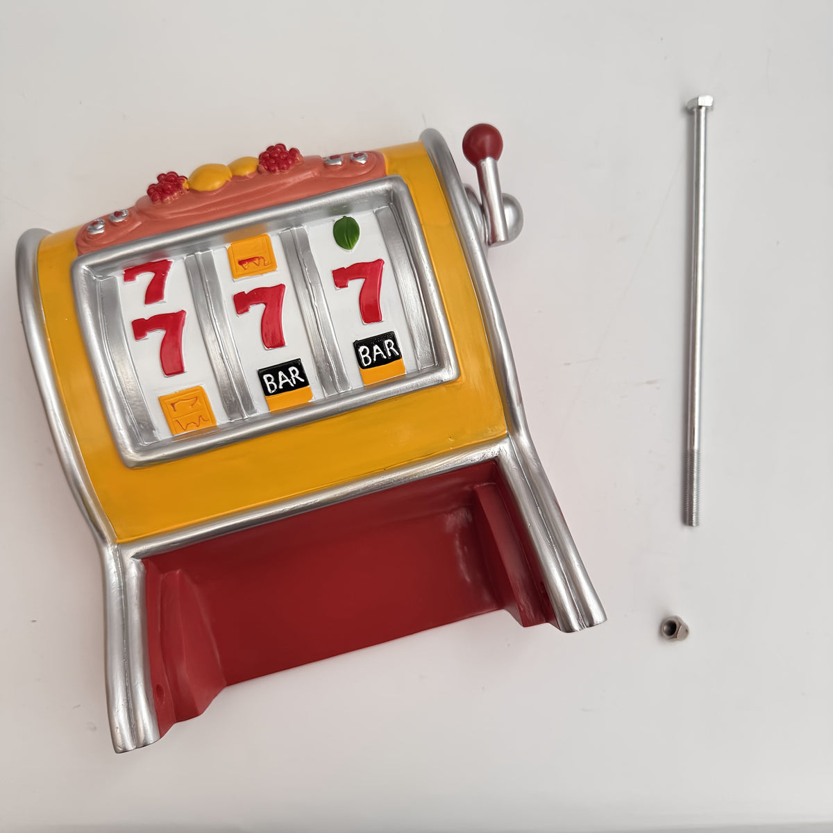 Jackpot Toiletpapierhouder – Gokautomaat Design & Wandmontage