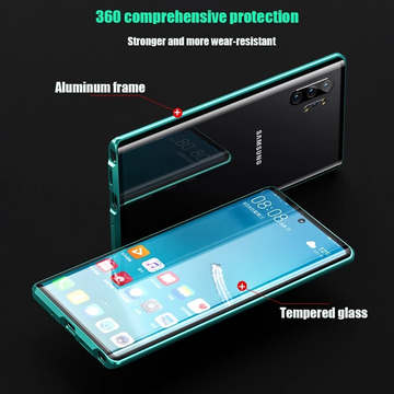 Telefoonhoes van gehard glas voor Samsung