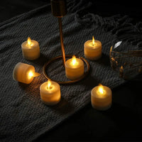 Set led-kaarsen met realistische waslook