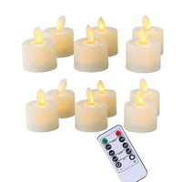 Set led-kaarsen met realistische waslook