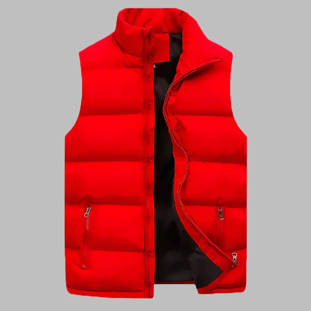 Premium doorgestikte bodywarmer