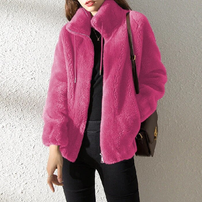 Samantha - comfortabele Pluche Bontjas Voor Vrouwen