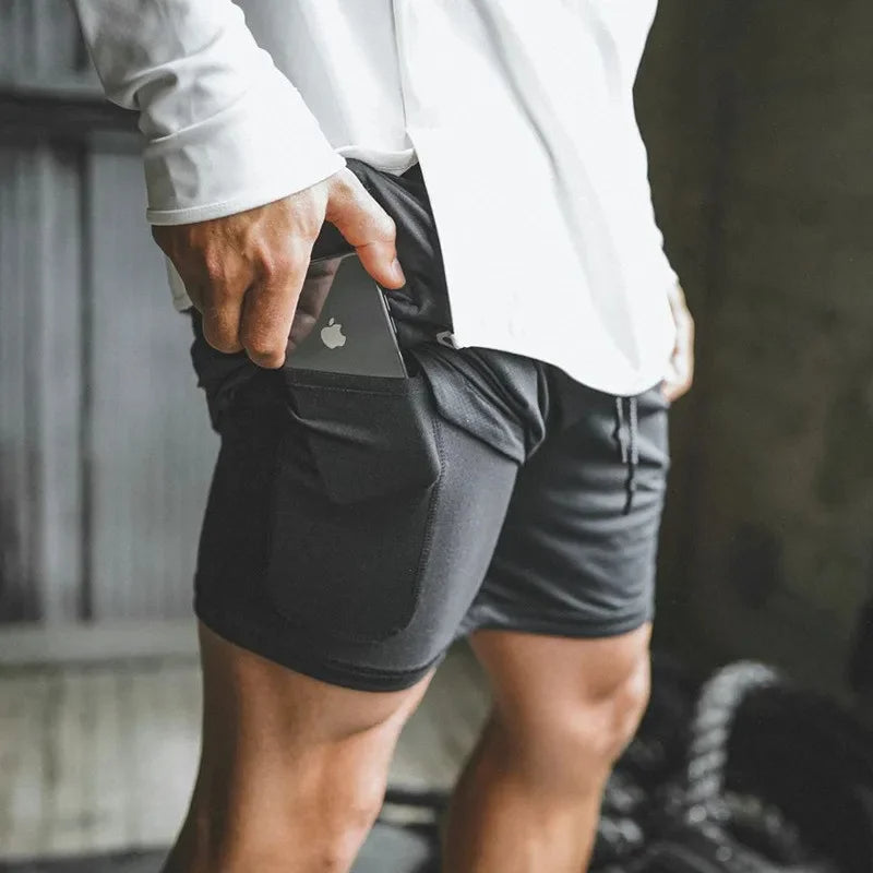 ActiveFlex – 2-in-1 Sportshort voor Mannen
