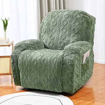 Zachte, antislip hoes voor relaxfauteuil, warm voor herfst en winter