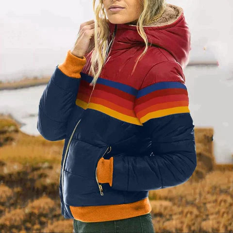 Norina - Pluche Winterjas Voor Dames