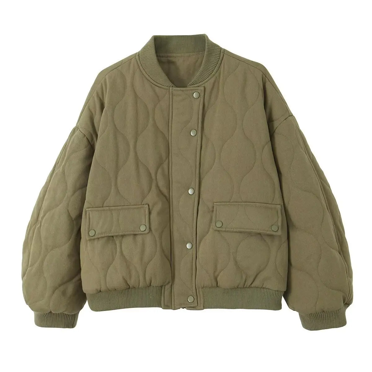 Jente - Oversized gewatteerde jas voor dames