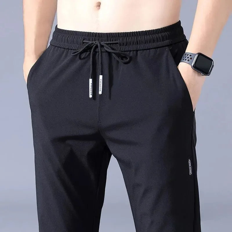 Samuel – Ice Silk Slim Fit Broek voor Heren