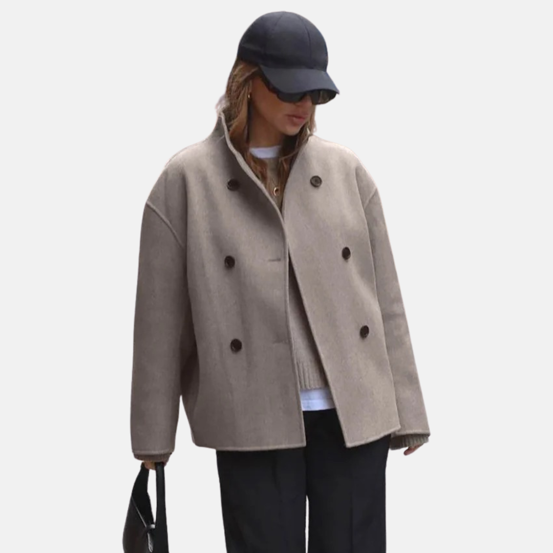 Katherine – Vintage Wol Jas voor Dames