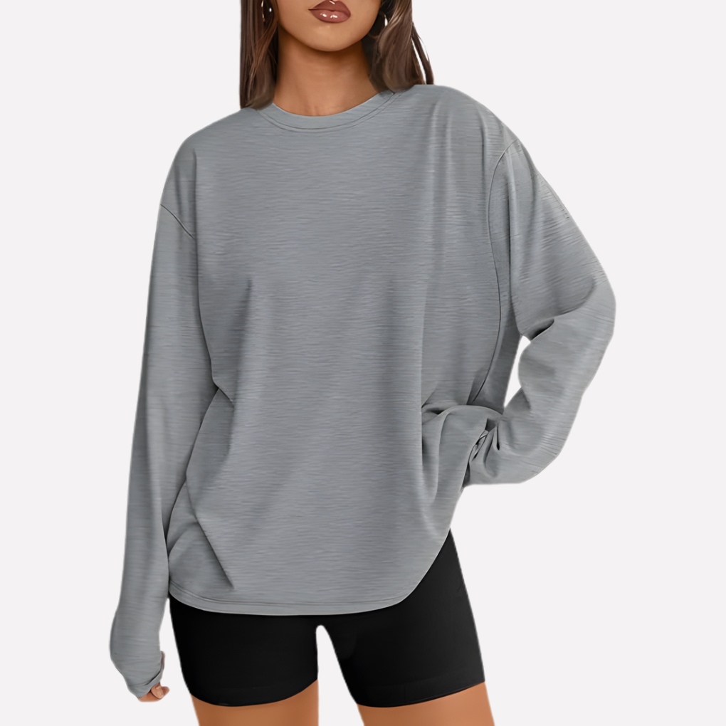 Vrouwen oversized shirt met lange mouwen