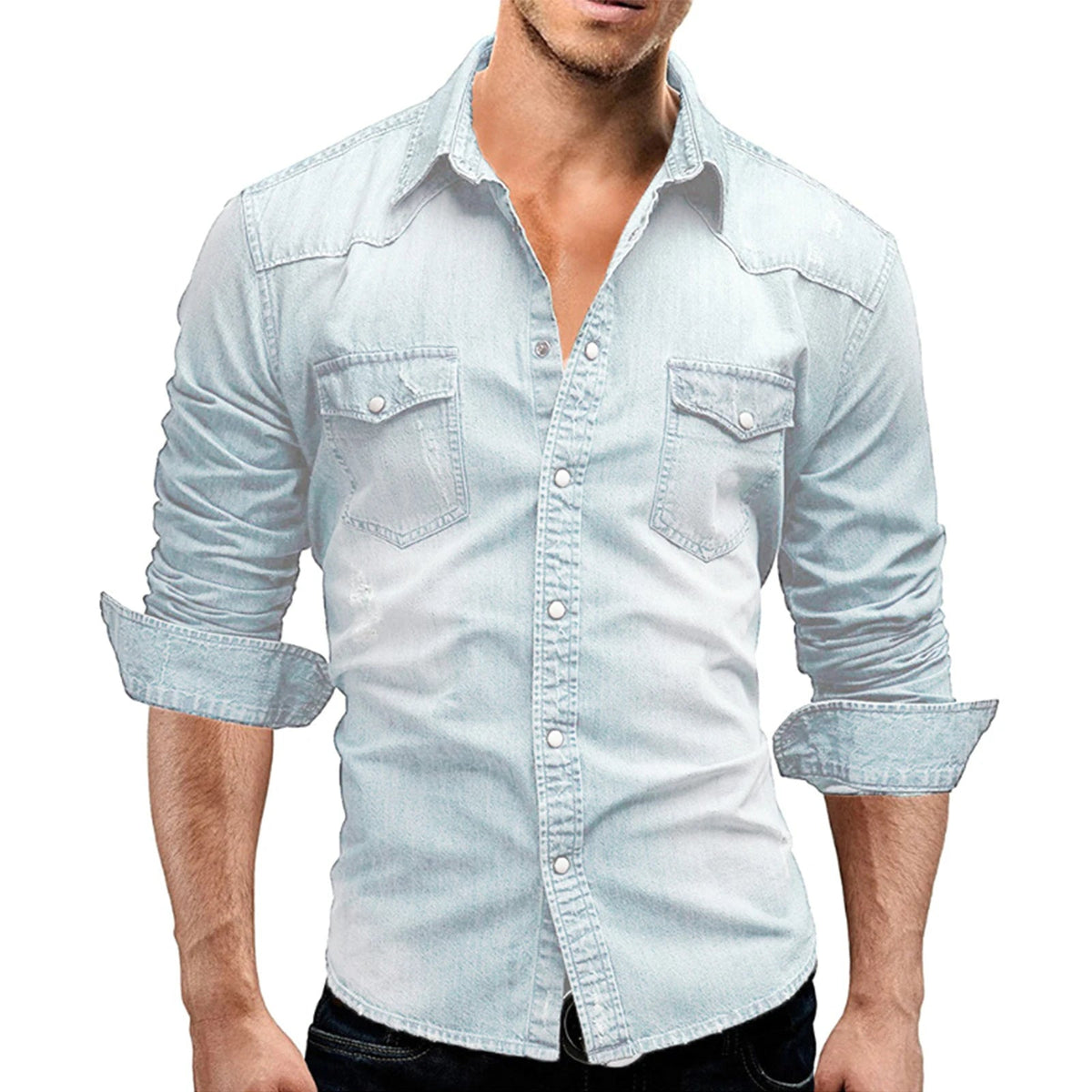 Jorne – Denim Overhemd voor Heren
