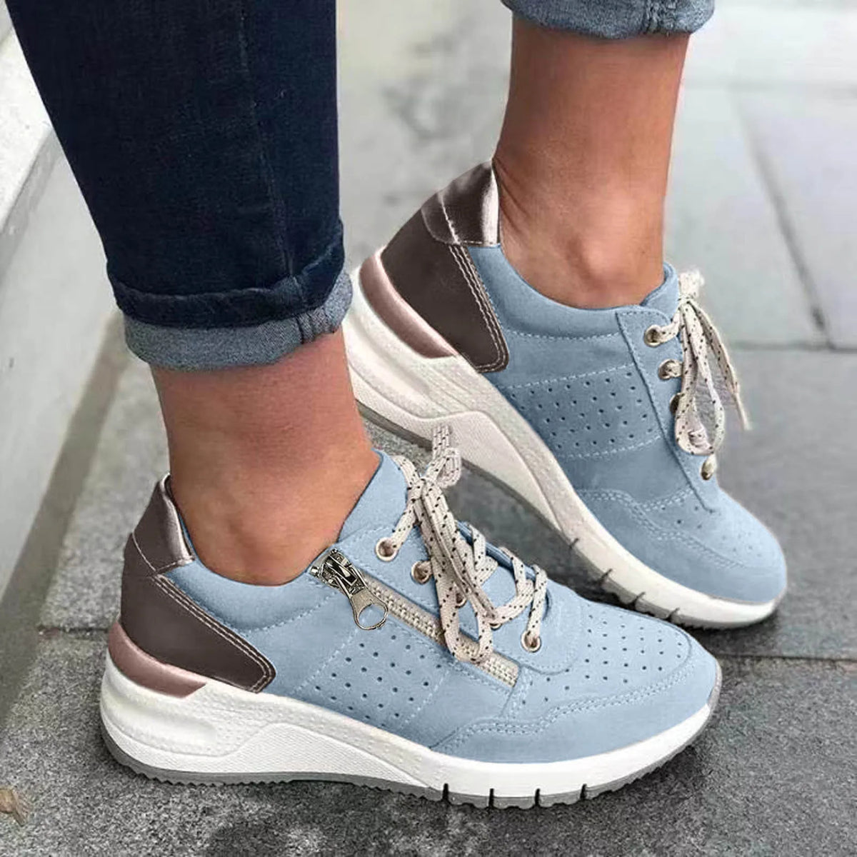 Emersyn – Trendy Dikke Zool Sneakers voor Dames