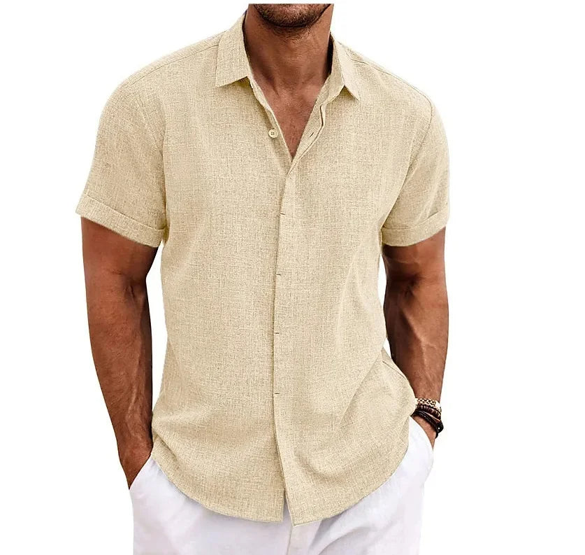 Elian – Linnen Herenshirt