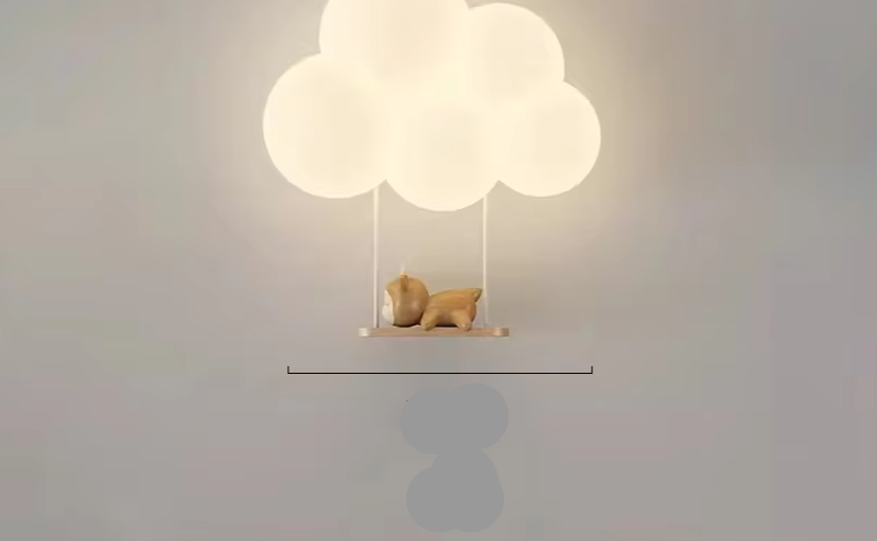 Lichtmagie in de Wandlamp voor Kinderen