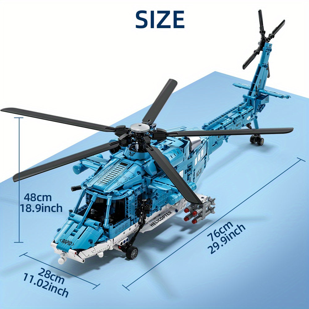 Helikopter bouwset met 1711 stukjes