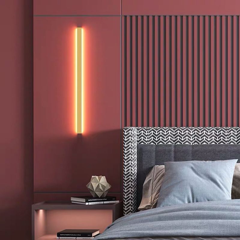 Arisha Minimalistische Lineaire Wandlamp LED Goud/Zwart/Wit Slaapkamer