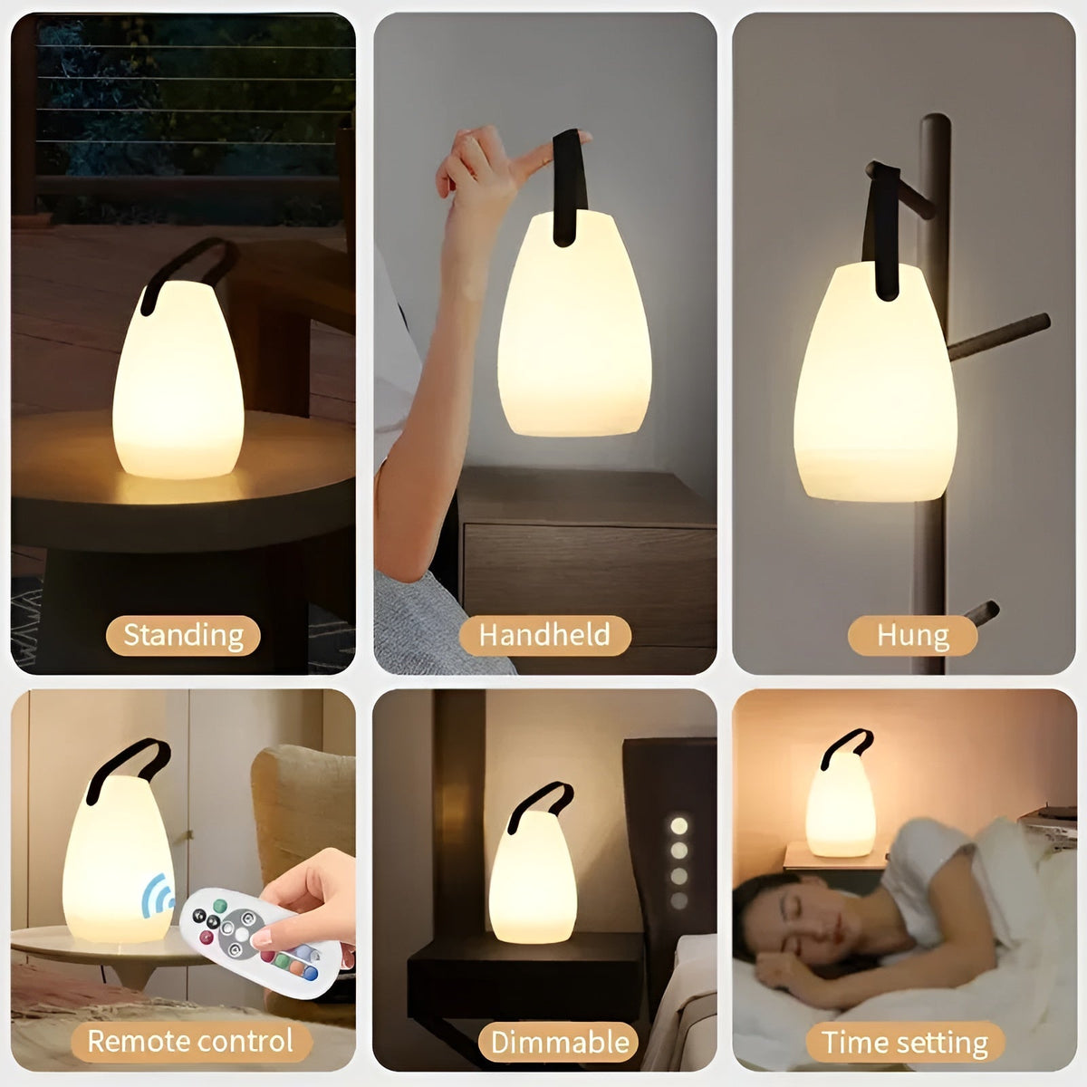 Draadloze Waterdichte LED-tafellamp voor Binnen en Buiten - Lumora