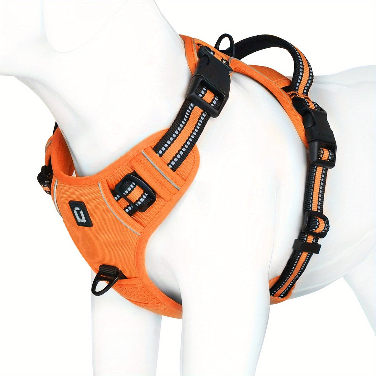 Reflecterend Anti-Trek Tuigje voor Honden – Gemakkelijk Wandelen en Trainen met Handvat