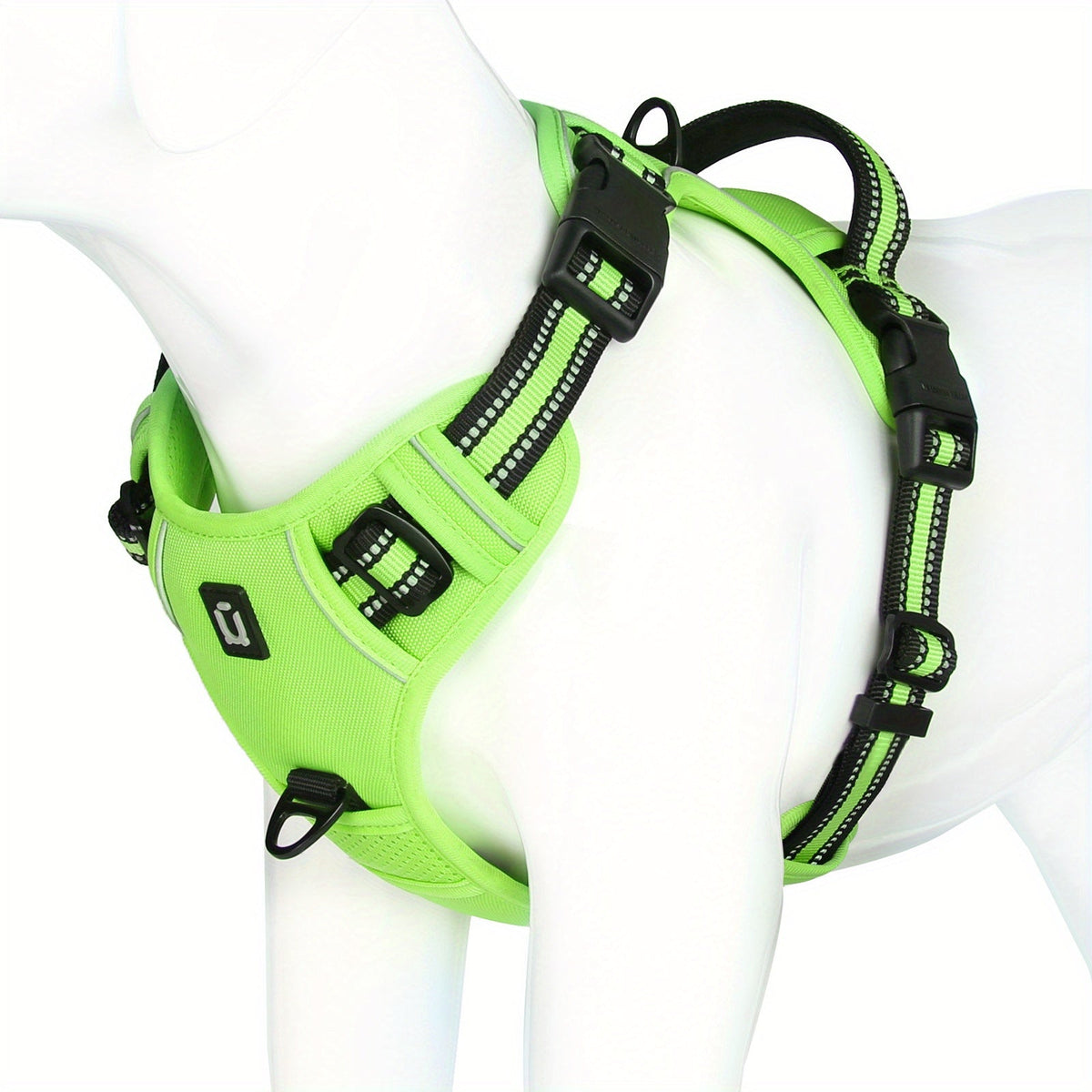 Reflecterend Anti-Trek Tuigje voor Honden – Gemakkelijk Wandelen en Trainen met Handvat