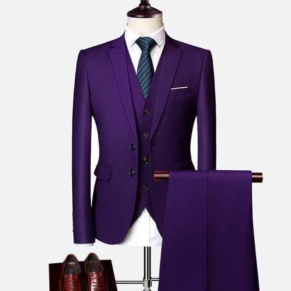 Jonah – luxe 3-delig Slim Fit Pak Heren