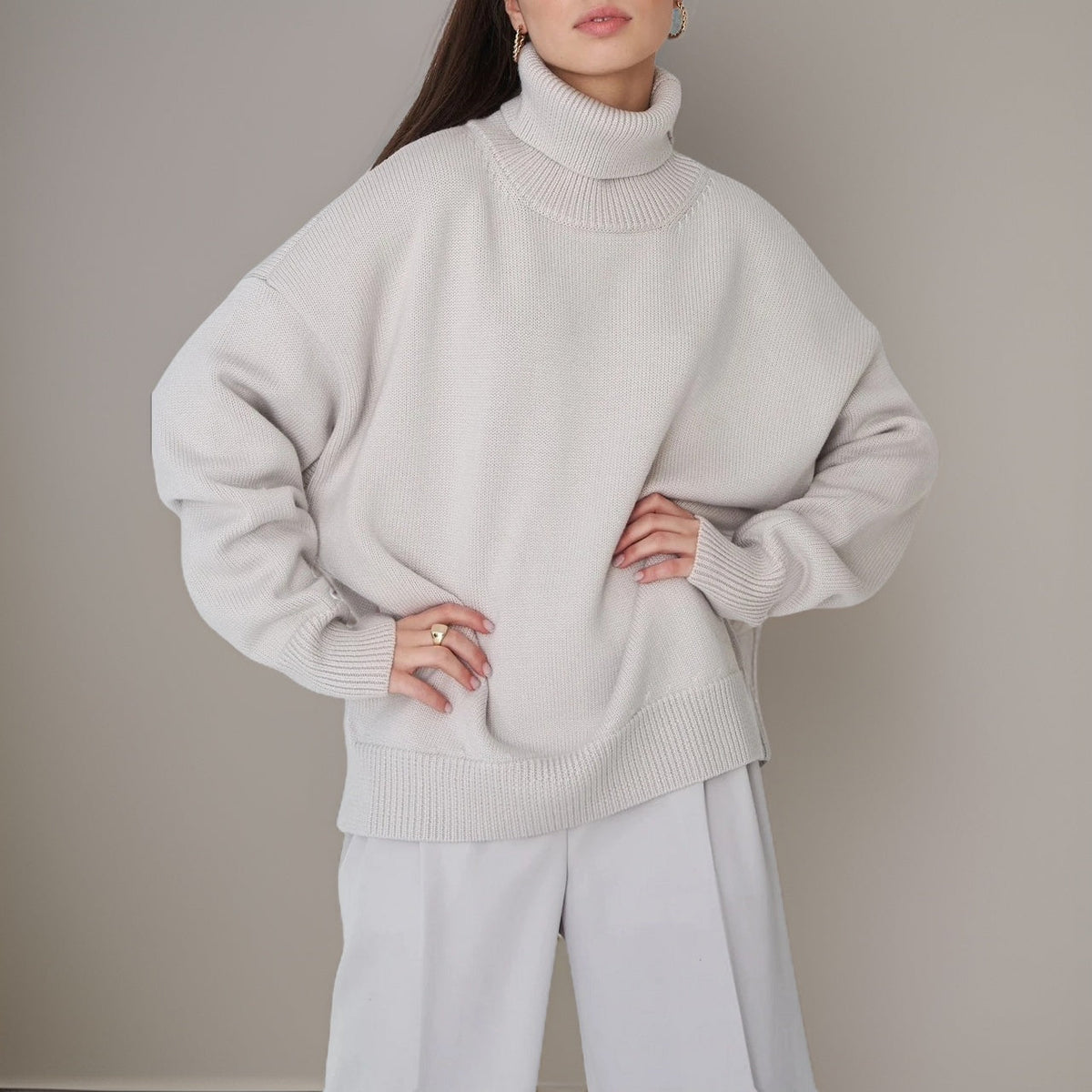 Oversized coltrui voor de winter voor dames