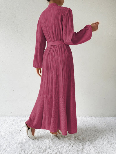 Stijlvolle Boho Maxi Jurk Met lange Mouwen