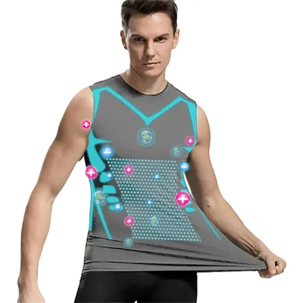 Compressie Sportshirt voor Heren met Slanke Pasvorm