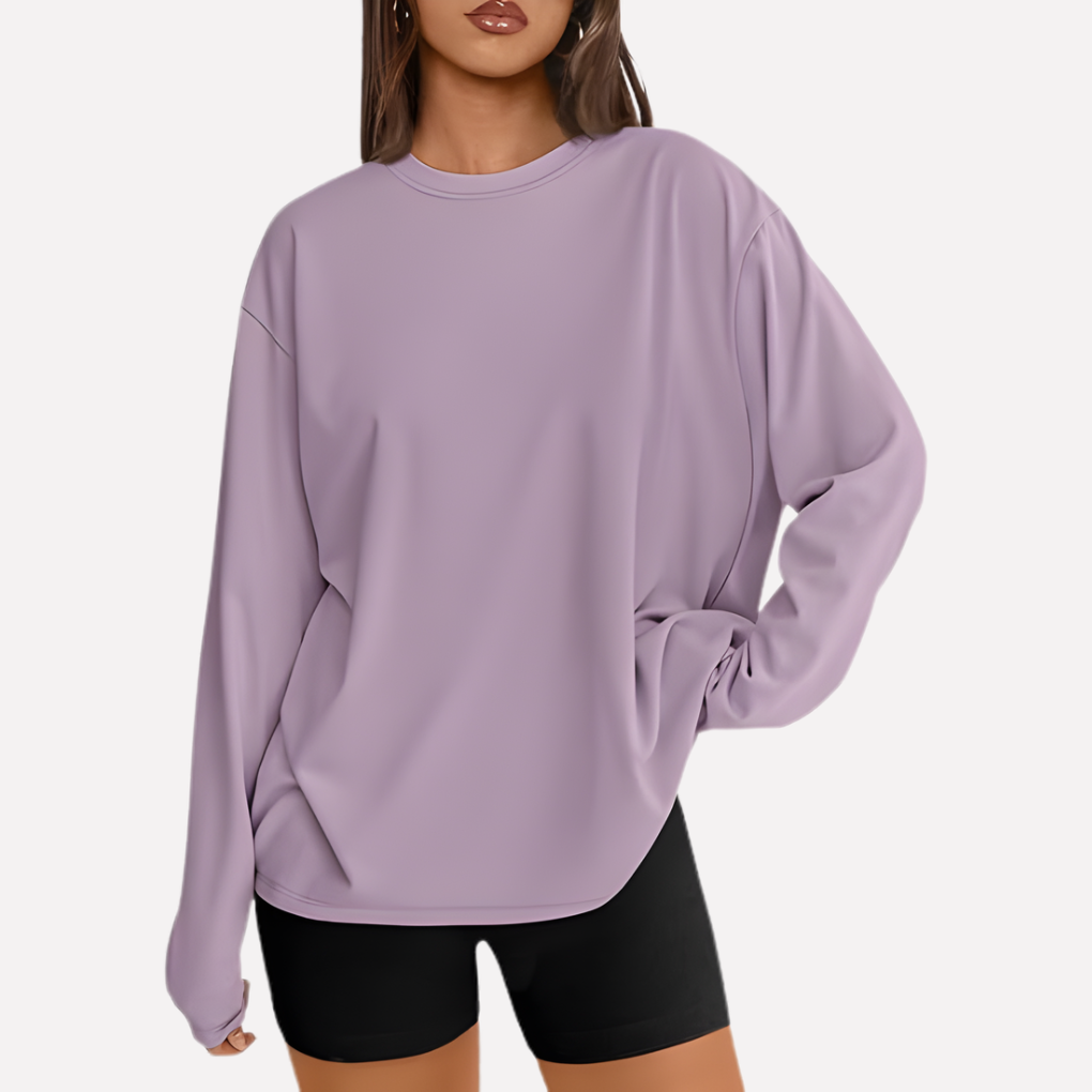 Vrouwen oversized shirt met lange mouwen