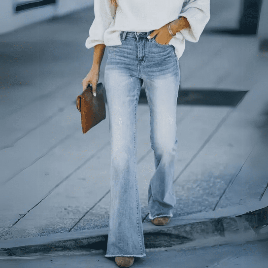 Veya - Slim fit Jeans met hoge taille voor vrouwen