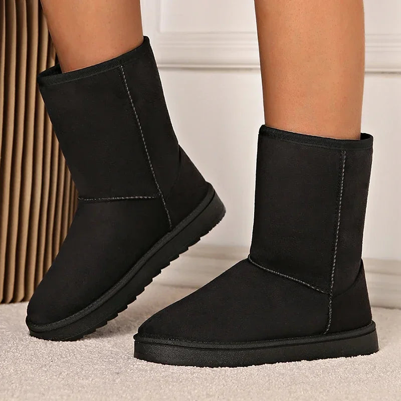 Nurea - Waterdichte dames snowboots met zachte voering